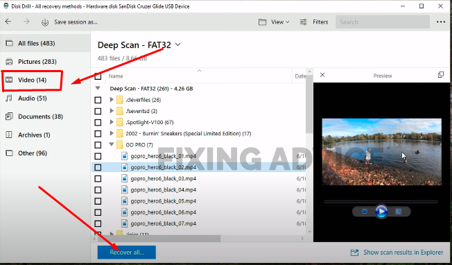 Recover Deleted Videos With Disk Drill
