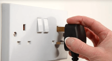 Take the Power Cord out of the Internet Router from the electric sockets