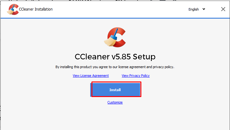 install the ccleaner