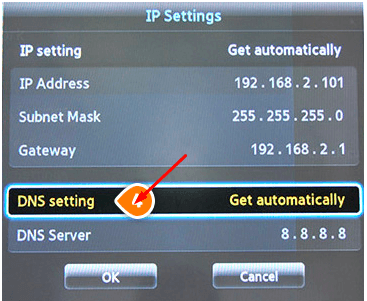 select the “IP Setting
