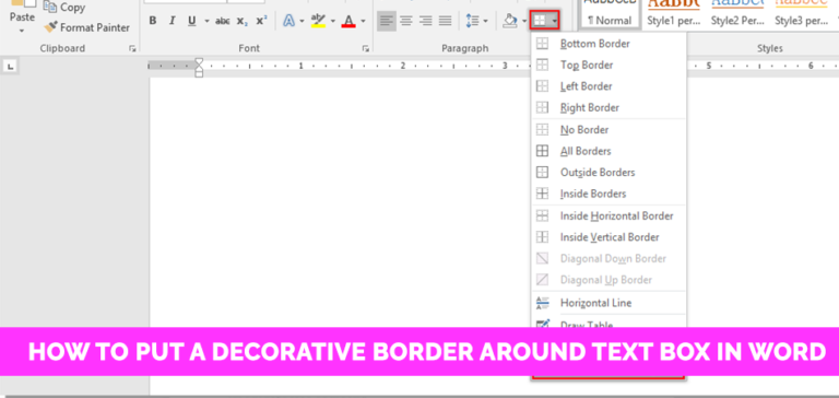 how-to-put-a-decorative-border-around-text-in-word