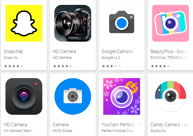 Install Camera Apps