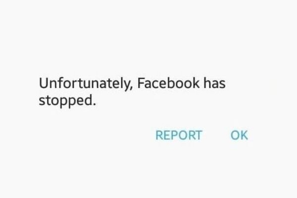 facebook has stopped android