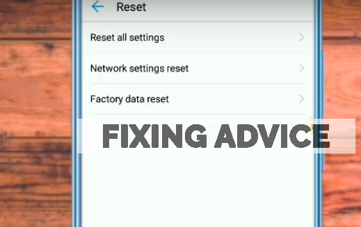 factory data reset to fix Unfortunately Facebook Has Stopped