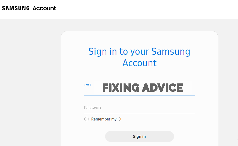 sign in to your samsung account to Unlock Android with Find my Phone Option