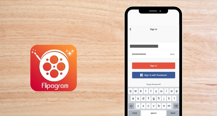 Open Flipagram app and log in with your ID and password